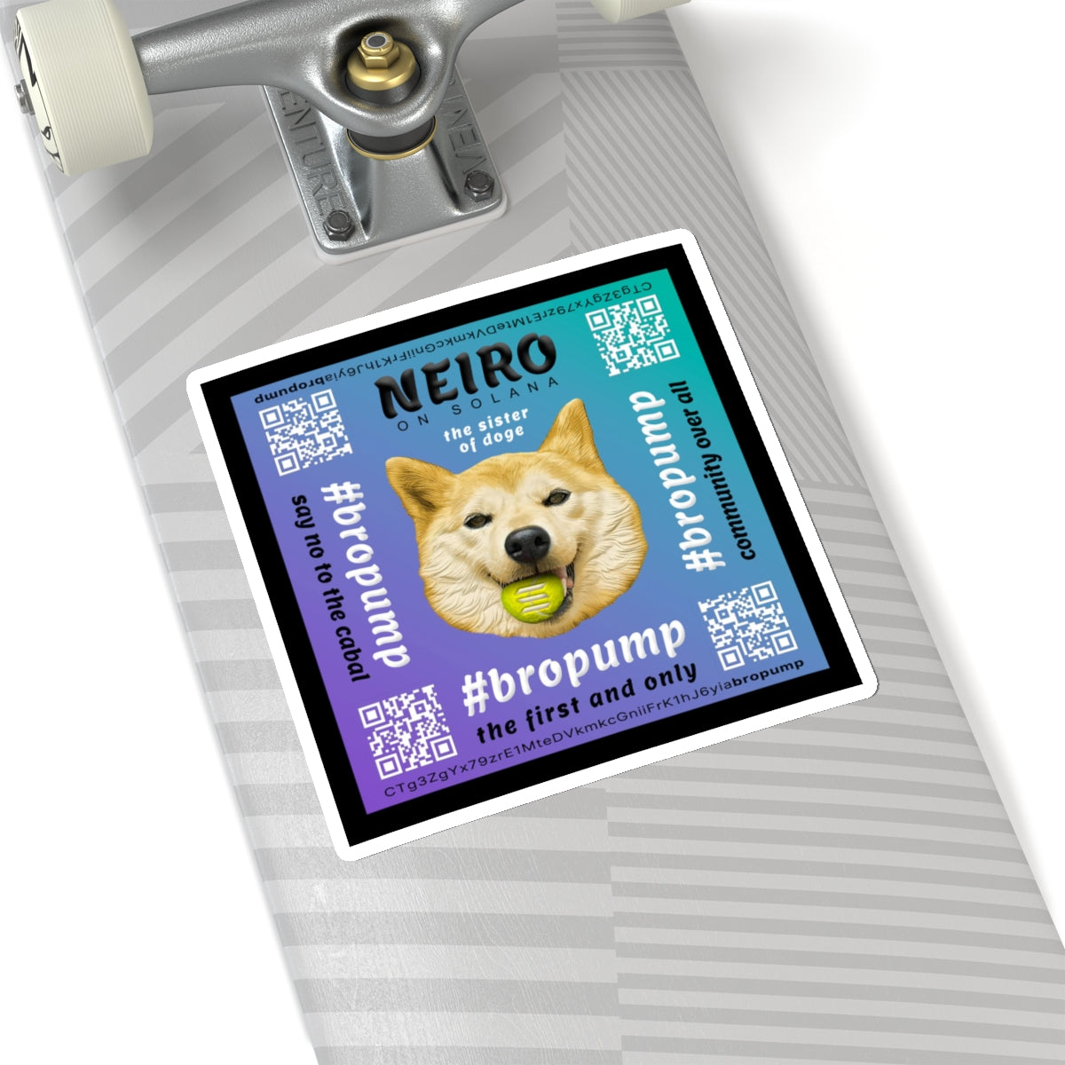 Neiro Square Sticker