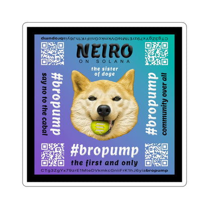 Neiro Square Sticker