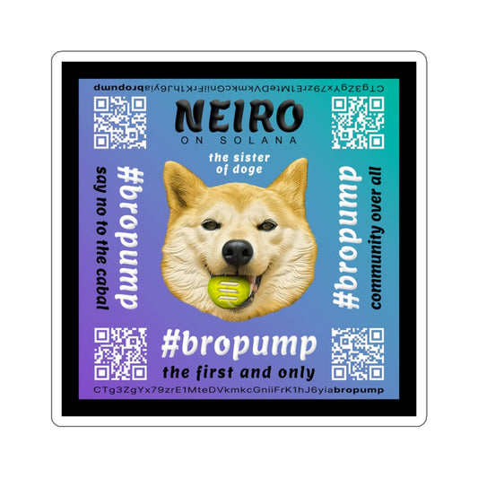 Neiro Square Sticker